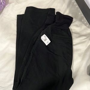 Black maternity pants